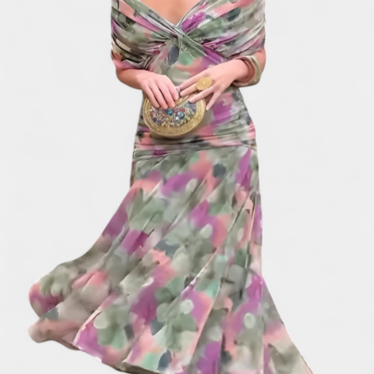 Luana – Elegantne V-kaelusega kleit