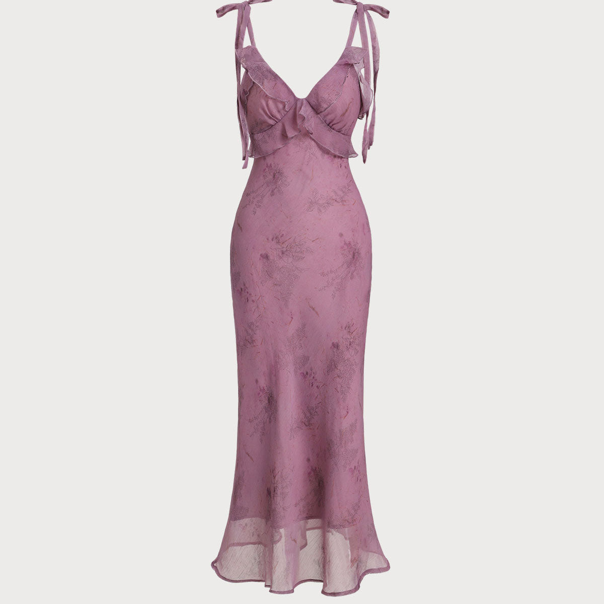 Lilla – Elegantne midi kleit