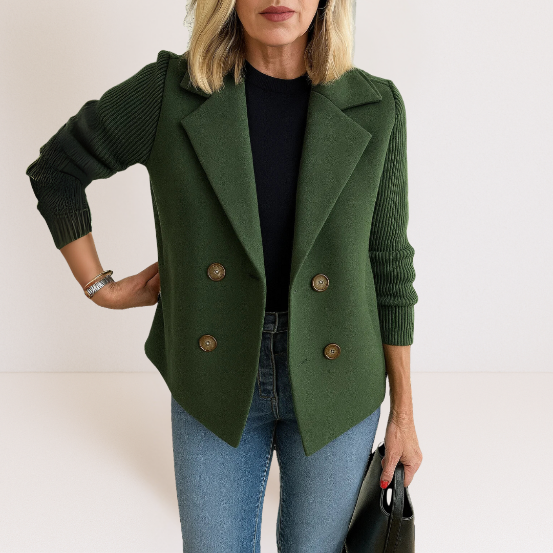 Marta™ – Elegantne mantel pehme varrukatega