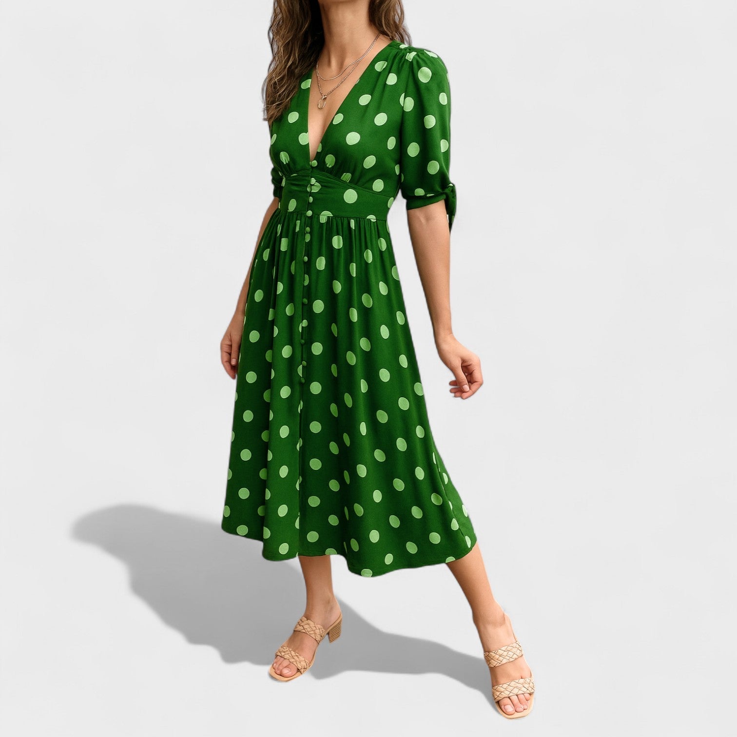 Eva – Elegantne midi kleit