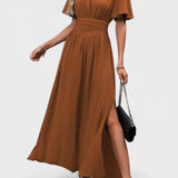 Eterna – Elegantne must maxi kleit