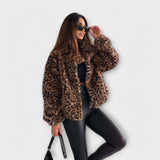 Leonor – Elegantne leopardimustriga jakk