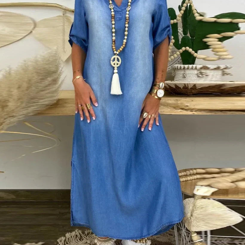Ibiza – Moodne denim kleit