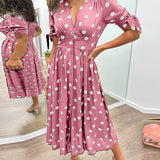 Monica™ – Elegantne täpiline kleit
