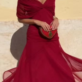 Louise – Elegantne maxi kleit V-kaelusega