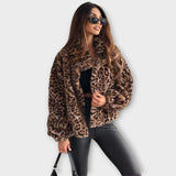 Leonor – Elegantne leopardimustriga jakk