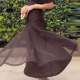 Louise – Elegantne maxi kleit V-kaelusega