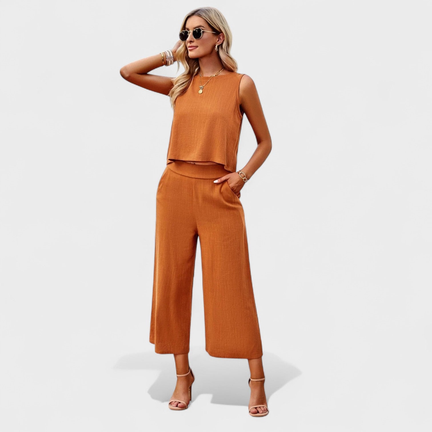 Mônica – Elegantne linane komplekt