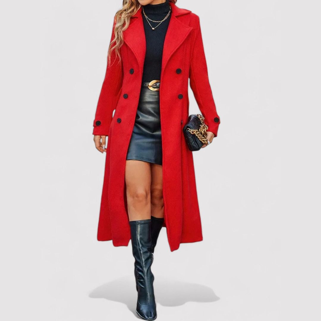 Rita – Elegantne pikk mantel