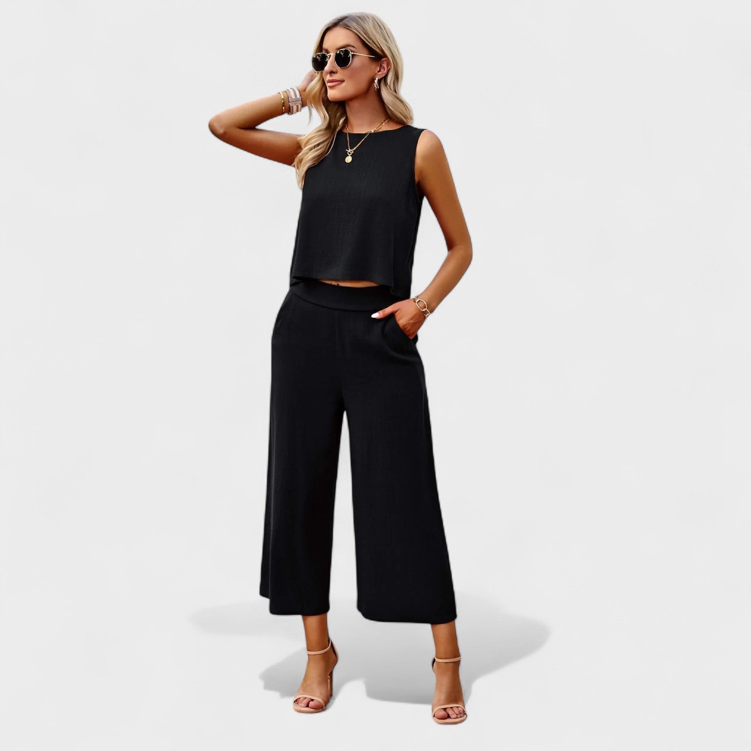 Mônica – Elegantne linane komplekt