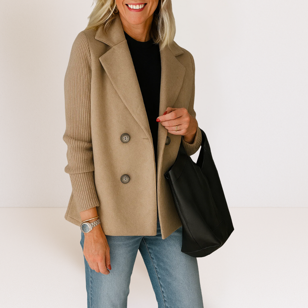 Marta™ – Elegantne mantel pehme varrukatega
