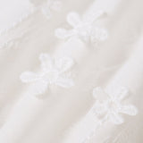 Valge – Elegantne lilleline midi kleit