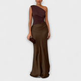 Luna – Elegantne satiinist kleit