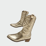 Mira – Metallilised cowboy saapad
