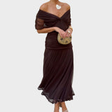 Luana – Elegantne V-kaelusega kleit