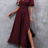 Eterna – Elegantne must maxi kleit