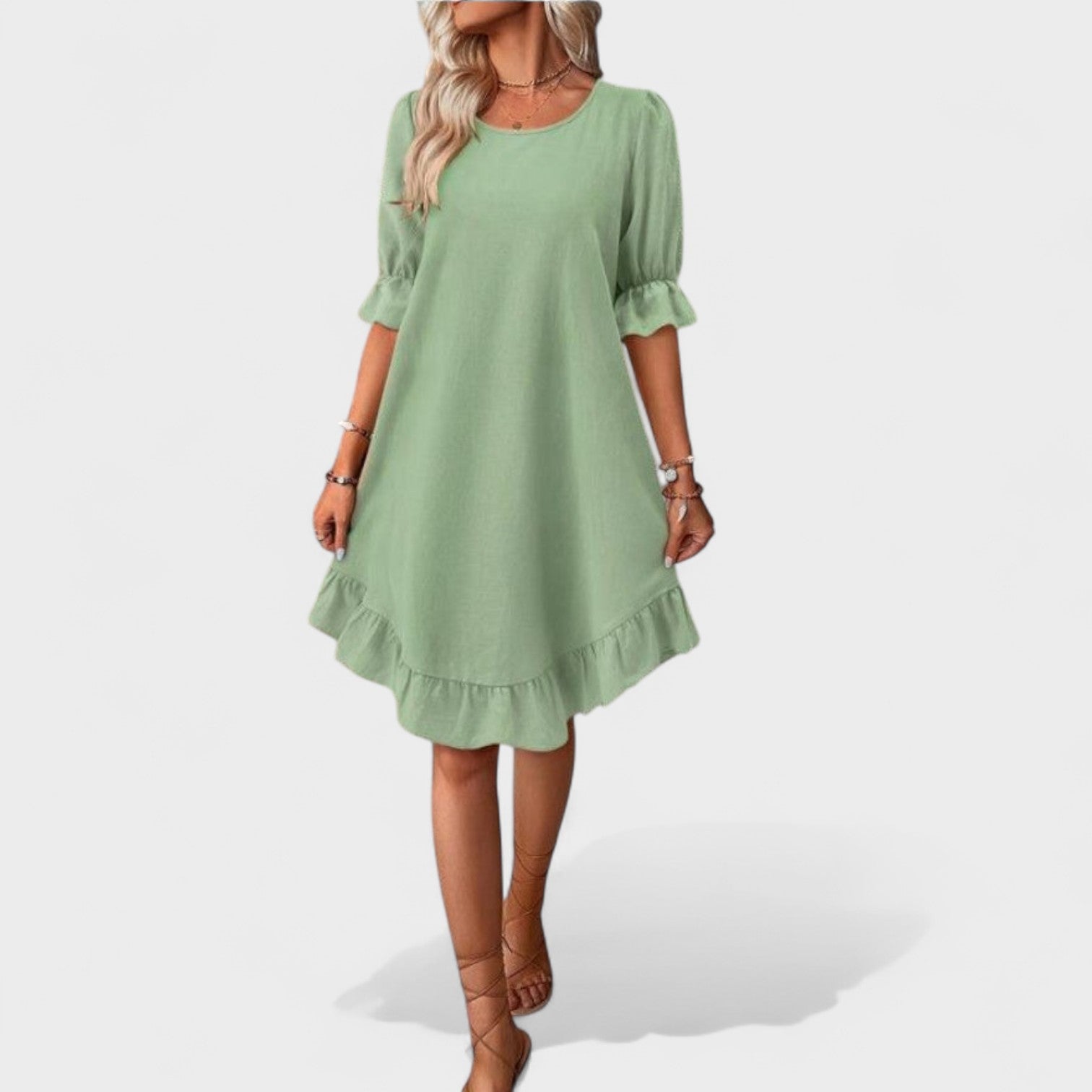 Sassa – Elegantne volangidega kleit