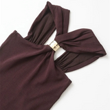 Aria – Mocha halter top