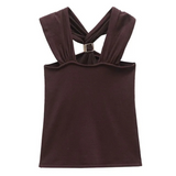 Aria – Mocha halter top
