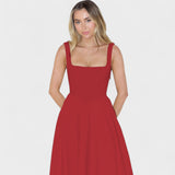 Maribel – Elegantne midi kleit