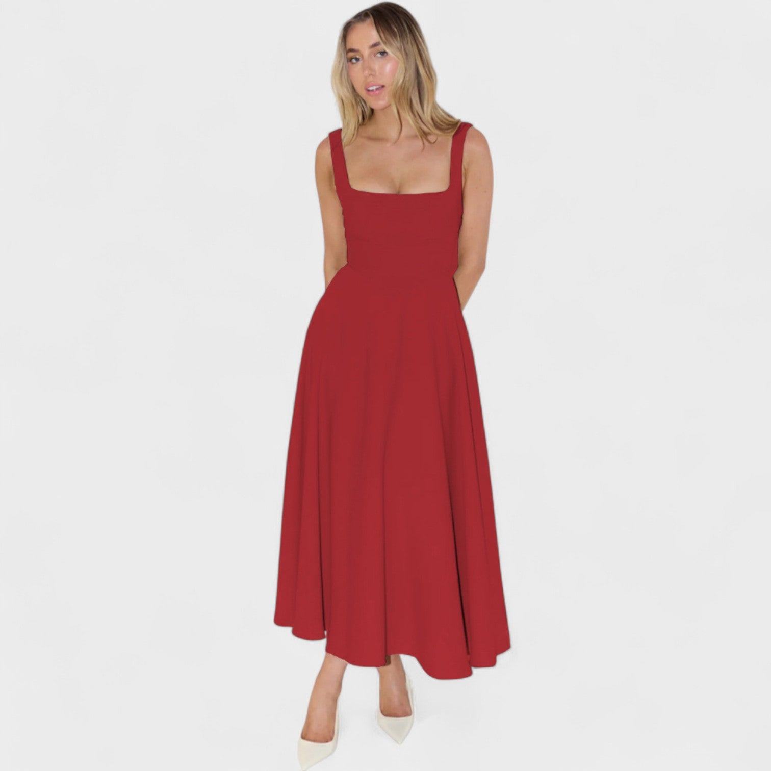Maribel – Elegantne midi kleit
