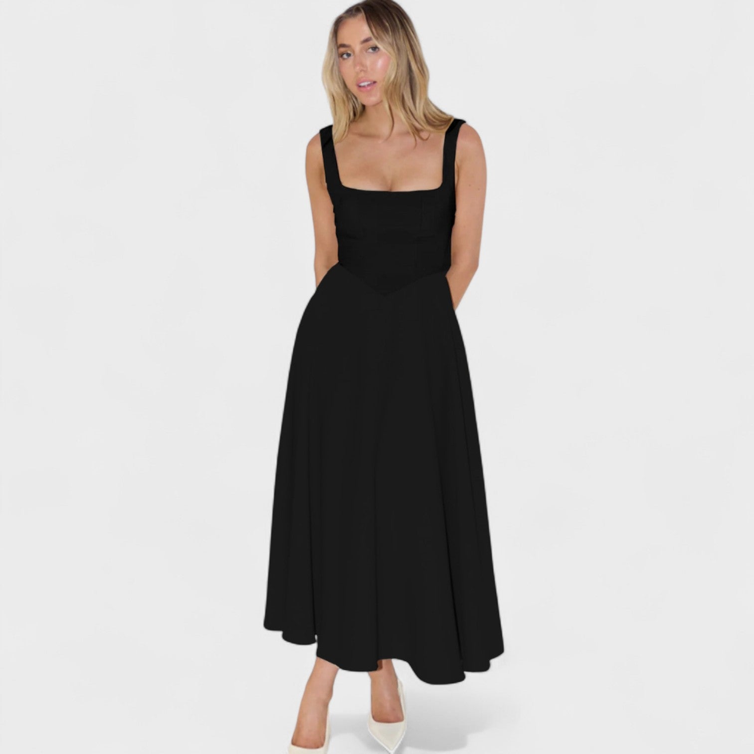 Maribel – Elegantne midi kleit