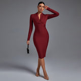 Samara – Elegantne V-kaelusega kleit