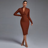 Samara – Elegantne V-kaelusega kleit