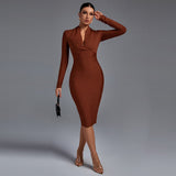 Samara – Elegantne V-kaelusega kleit