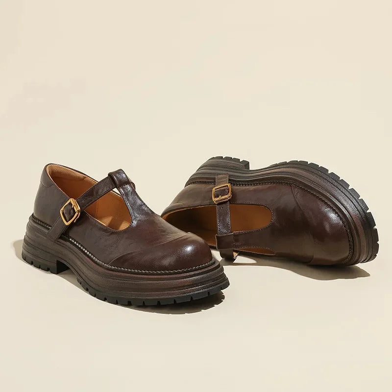 Mary Janes - Elegantne Nahksandaal