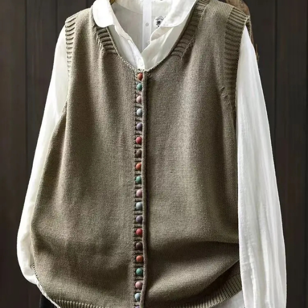 Rosalie – Elegantne kootud vest