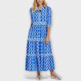 Sophia – Elegantne midi kleit kettidega