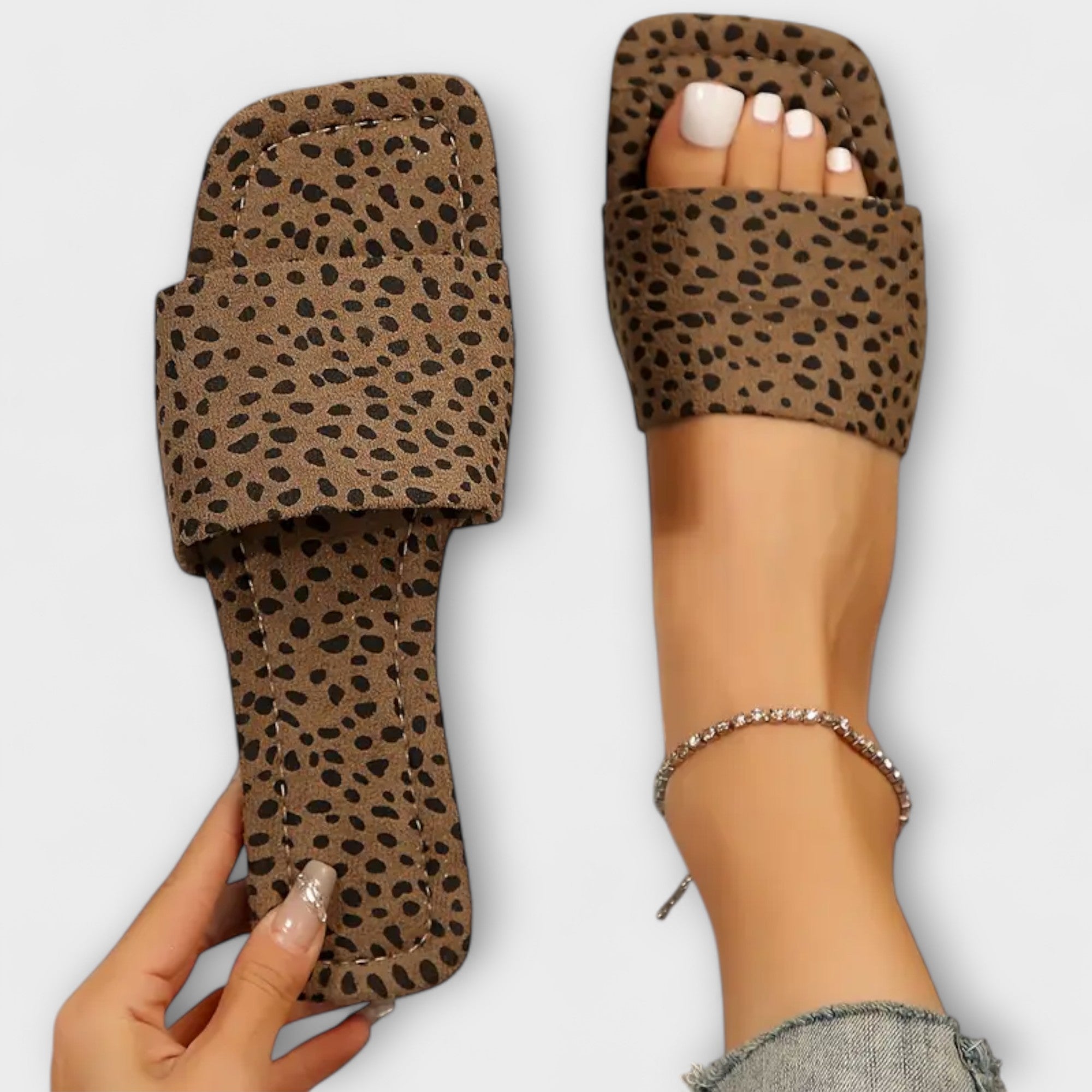 Elisabete - Lame leopardimustriga mokassiinid