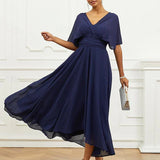 Helena – Elegantne midi kleit V-dekolteega