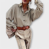 Ashley – Vintage pikkade varrukatega pluus
