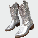 Mira – Metallilised cowboy saapad