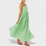 Isabel – Elegantne triibuline kleit