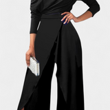 Brina – Elegantne avatud õlgadega jumpsuit