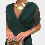 Luana – Elegantne V-kaelusega kleit