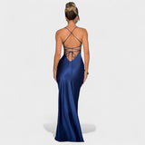 Elena – Elegantne sinine kleit