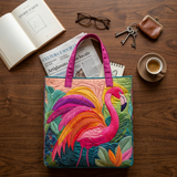 Käsitöökott „Vikerkaare flamingo“ – kingiidee