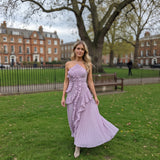 Leonor – Elegantne plisseeritud kleit