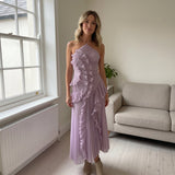 Leonor – Elegantne plisseeritud kleit
