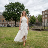 Leonor – Elegantne plisseeritud kleit