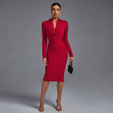 Samara – Elegantne V-kaelusega kleit
