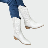 Mira – Metallilised cowboy saapad