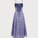 Sinine Jakardi – Elegantne maxi kleit