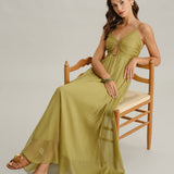 Roheline Rikkalik – Elegantne maxi kleit