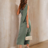 Roheline – Elegantne maxi kleit