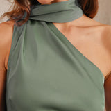Roheline – Elegantne maxi kleit